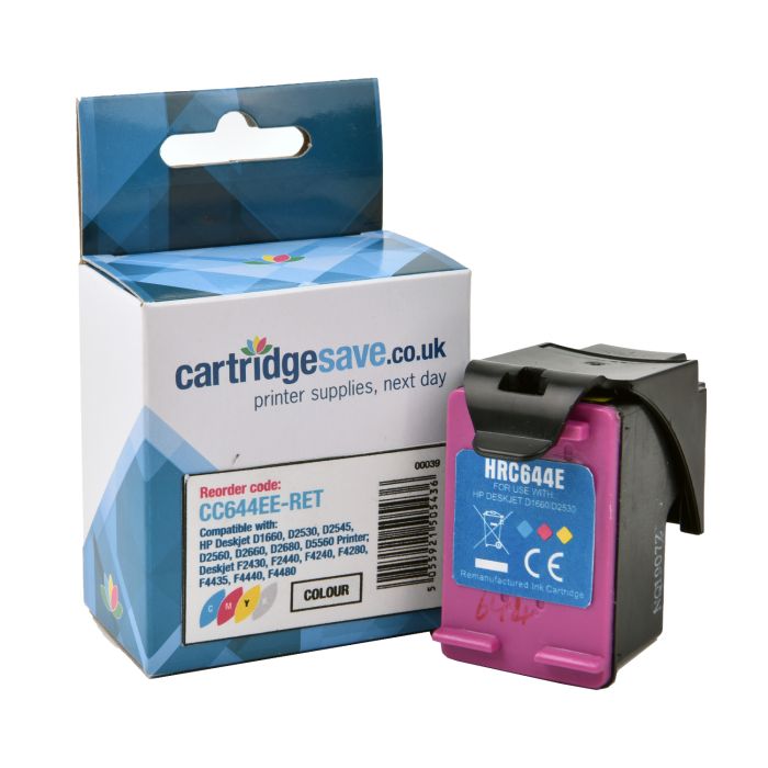 Compatible HP 300XL High Capacity Tri-Colour Ink Cartridge - (CC644EE)