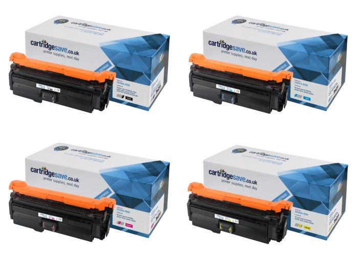 6-Pack Cyan Toner Cartridges For HP CE251A 504A - Fits Color LaserJet CP3520, CM3530, CP3525 Series