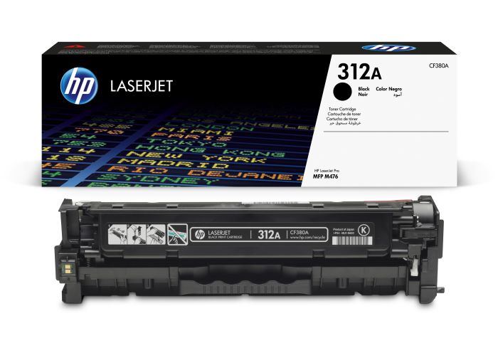 HP 312A Black Toner Cartridge - (CF380A)