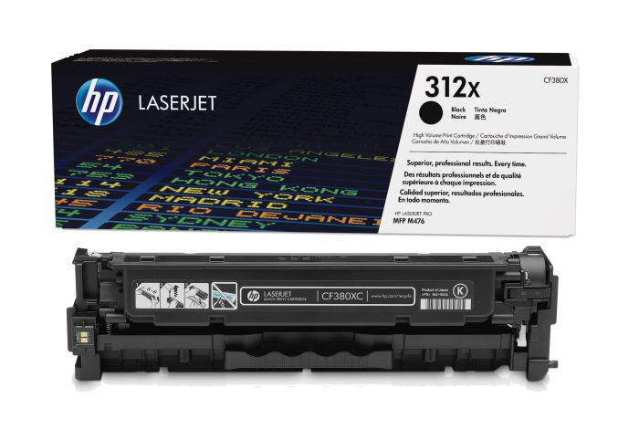 HP 312X High Capacity Black Toner Cartridge - (CF380X)