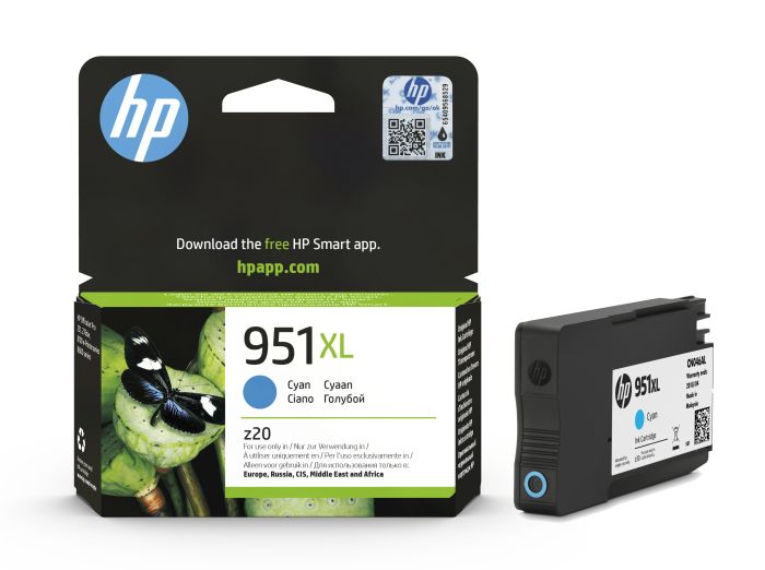 HP 951XL High Capacity Cyan Ink Cartridge - (CN046AE)
