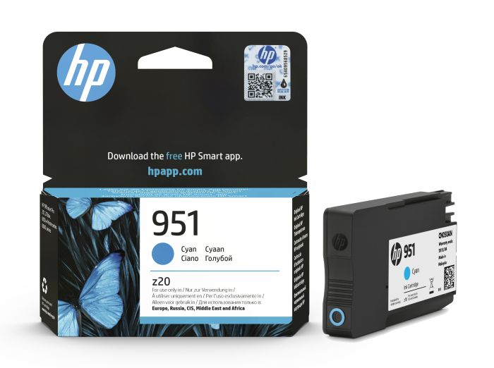 HP 951 Cyan Ink Cartridge - (CN050AE)