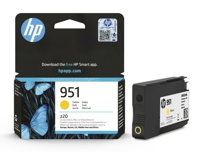 HP 951 Yellow Ink Cartridge - (CN052AE)