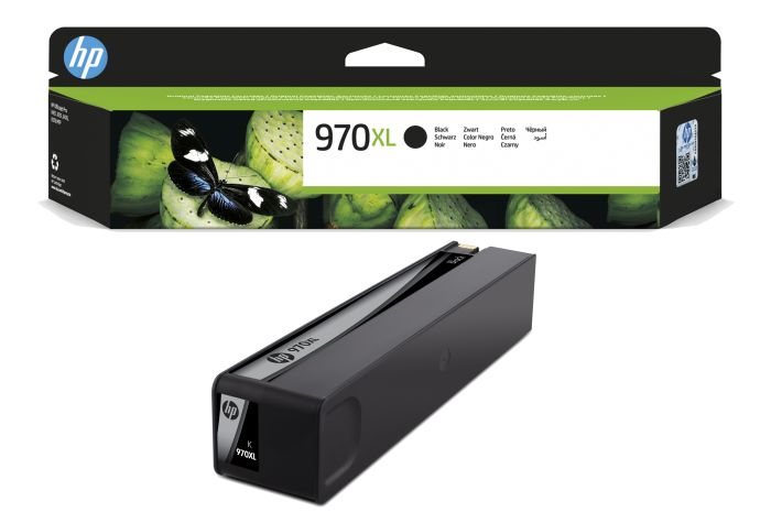 HP 970XL High Capacity Black Ink Cartridge - (CN625AE)