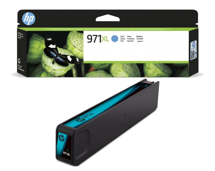 HP 971XL High Capacity Cyan Ink Cartridge - (CN626AE)