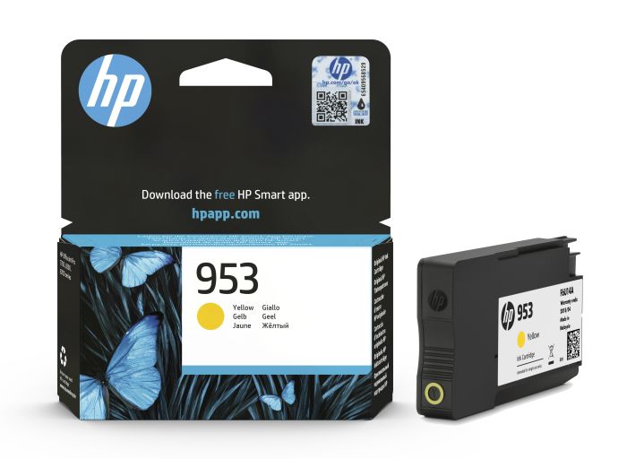 HP 953 Yellow Ink Cartridge - (F6U14AE)