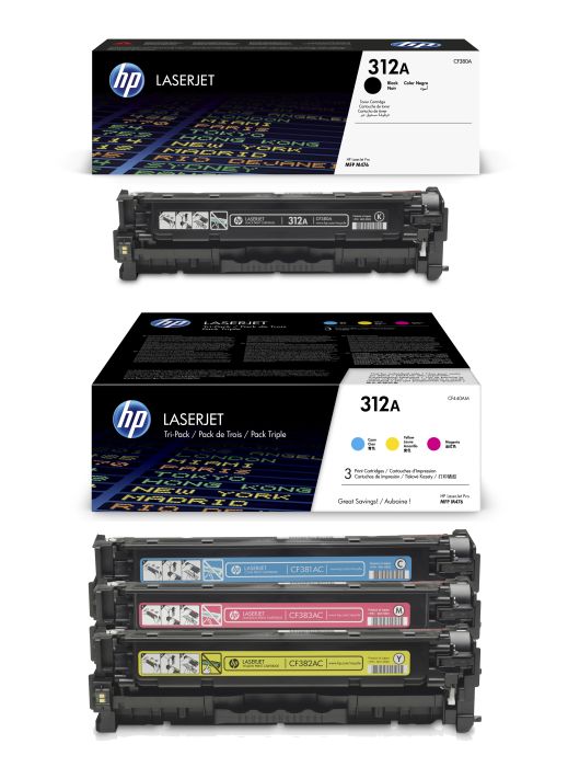 HP 312A 4 Colour Toner Cartridge Multipack