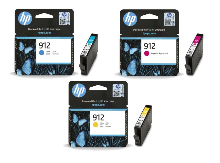 HP 912 3 Colour CMY Ink Multipack