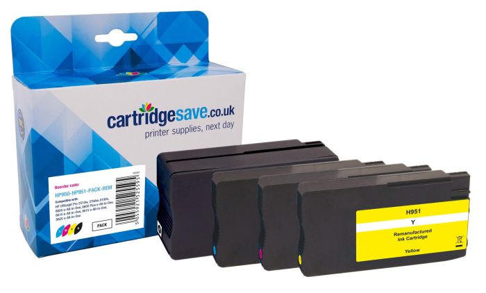 Compatible HP 950/951 4 Colour Ink Cartridge Multipack (6ZC65AE)