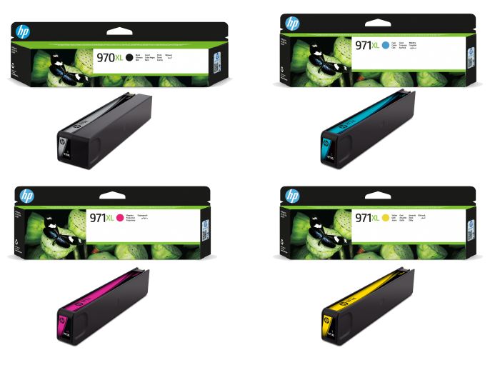 HP 970XL / 971XL High Capacity 4 Colour Ink Cartridge Multipack