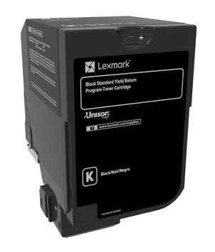 Lexmark 74C2SK0 High Capacity Black Return Programme Toner Cartridge