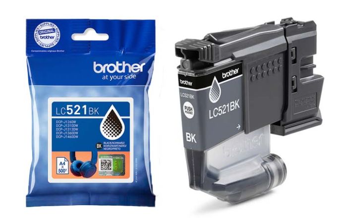Brother LC-521BK Black Ink Cartridge