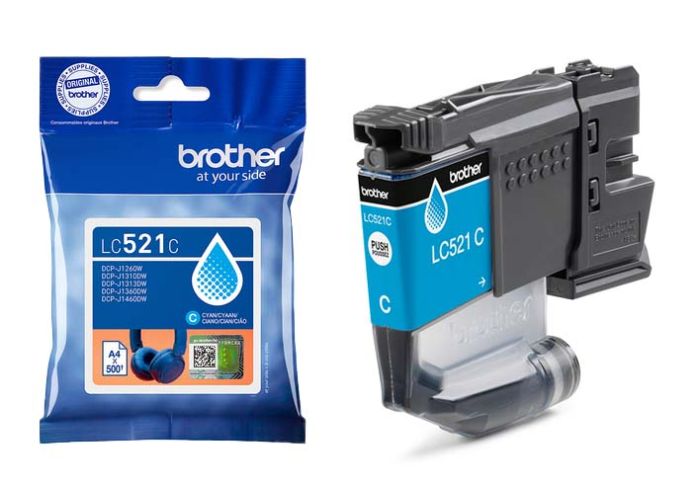 Brother LC-521C Cyan Ink Cartridge