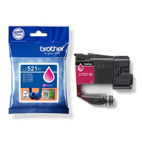 Brother LC-521M Magenta Ink Cartridge
