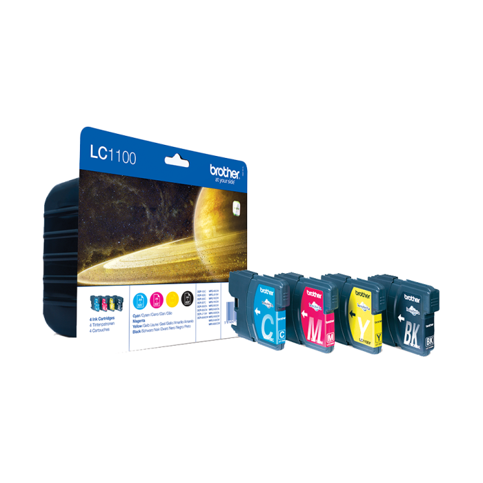 Brother LC1100 4 Colour Ink Cartridge Multipack