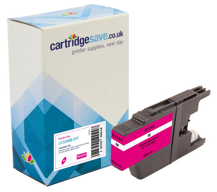 Compatible Brother LC1240M Magenta Ink Cartridge
