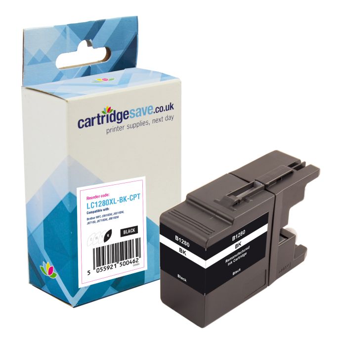 Compatible Brother LC1280XL-BK High Capacity Black Ink Cartridge