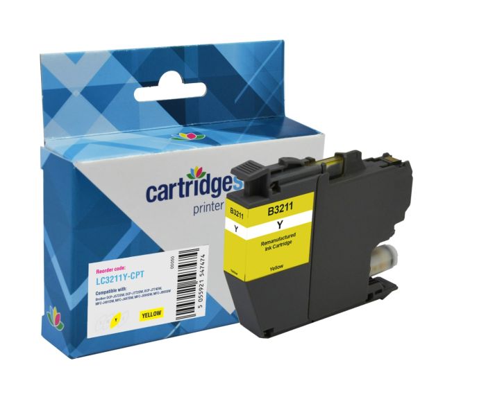 Compatible Brother LC3211Y Yellow Ink Cartridge