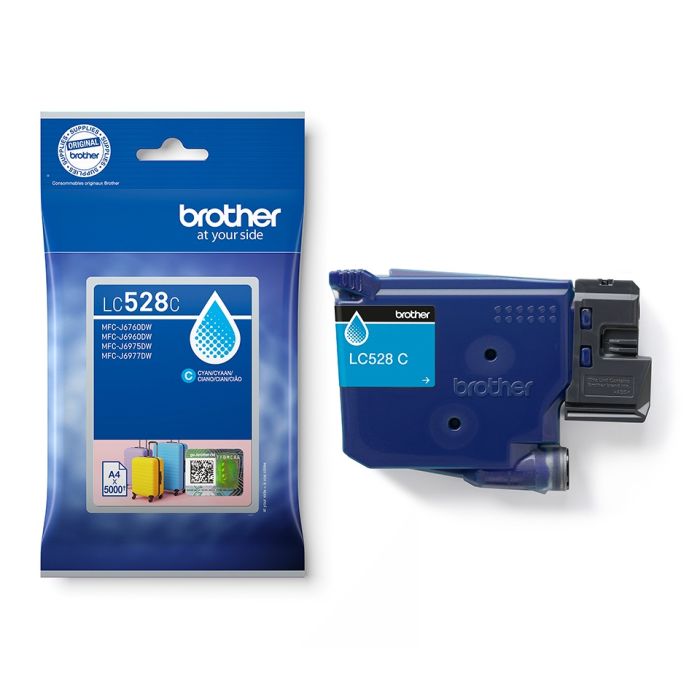 Brother LC-528C Extra High Capacity Cyan Ink Cartridge