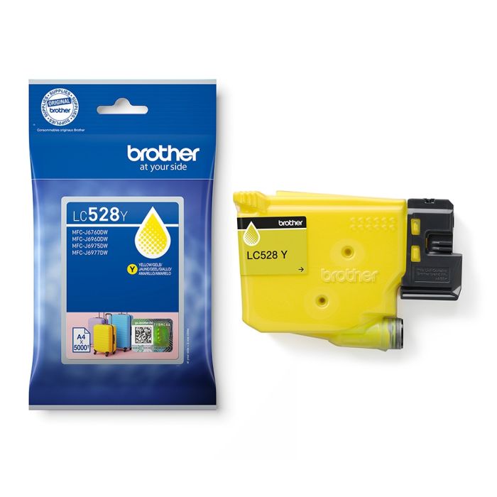 Brother LC-528Y Extra High Capacity Yellow Ink Cartridge 