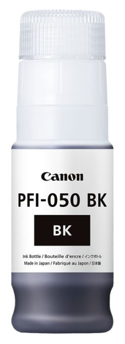 Canon PFI-050BK Black Ink Bottle - (5698C001)