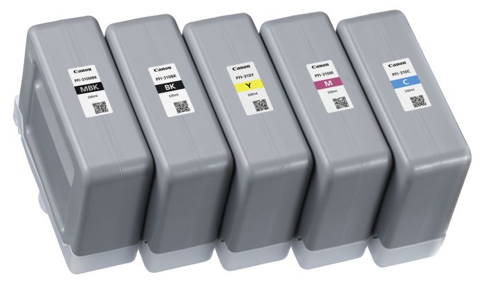 Canon High Capacity PFI-310 5 Colour Ink Cartridge Multipack