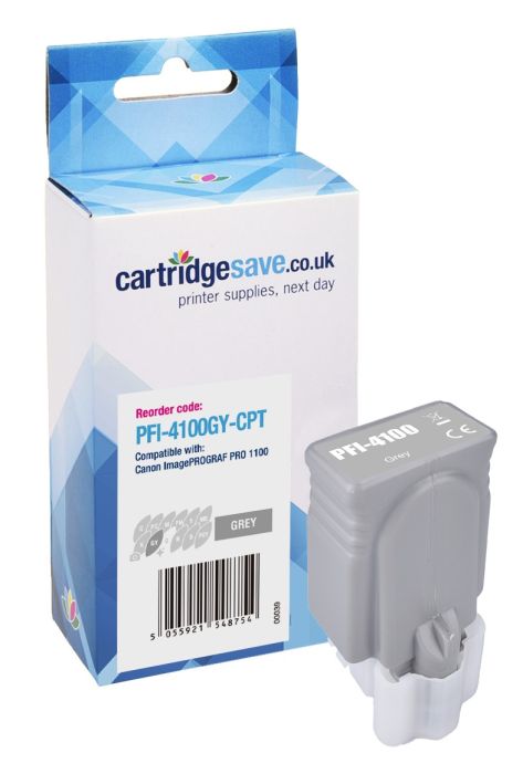 Compatible Canon PFI-4100GY Grey Ink Cartridge - (6783C001)