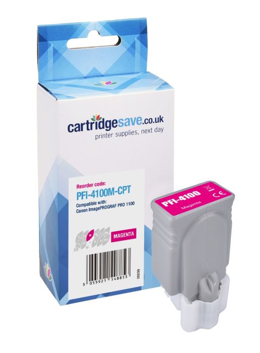 Compatible Canon PFI-4100M Magenta Ink Cartridge - (6779C001)