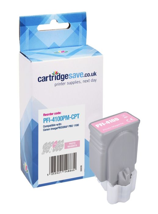 Compatible Canon PFI-4100PM Photo Magenta Ink Cartridge - (6782C001)