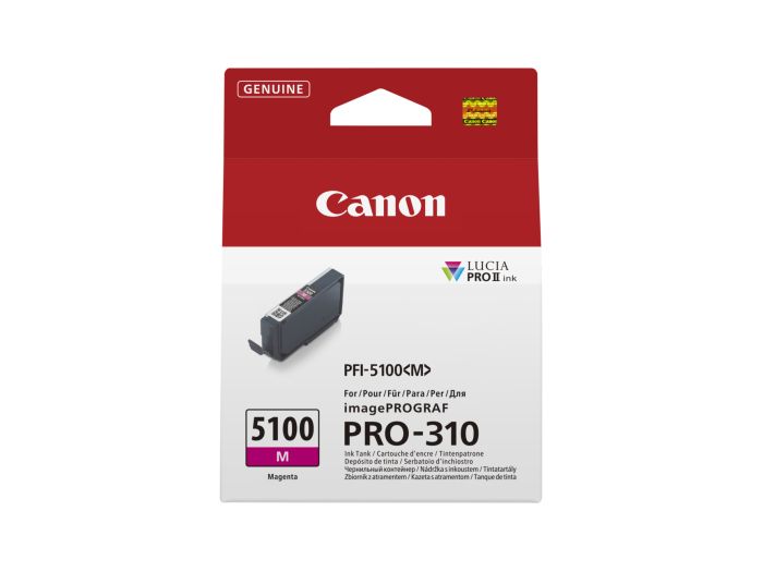 Canon PFI-5100M Magenta Ink Cartridge - (6954C001)