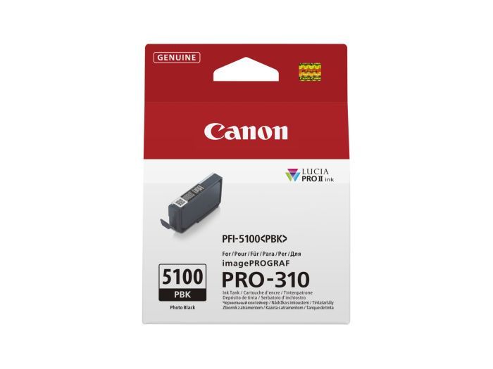 Canon PFI-5100PBK Photo Black Ink Cartridge - (6952C001)
