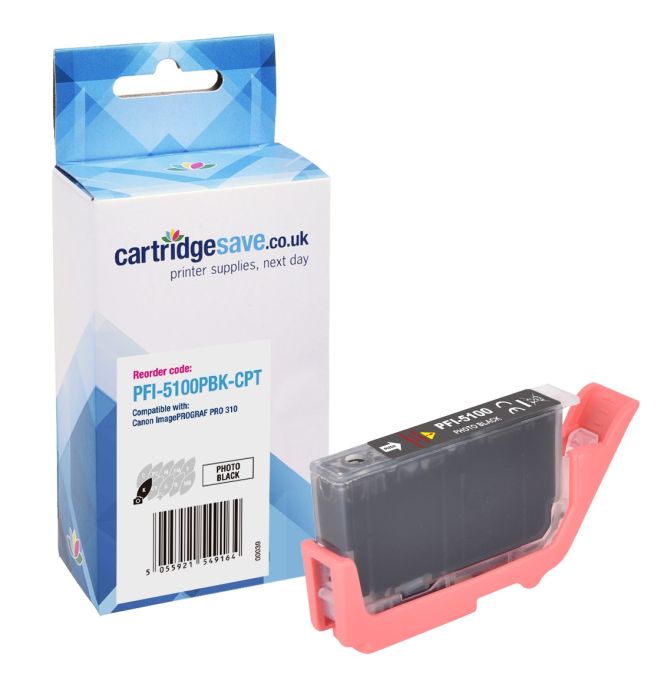 Compatible Canon PFI-5100PBK Photo Black Ink Cartridge - (6952C001)
