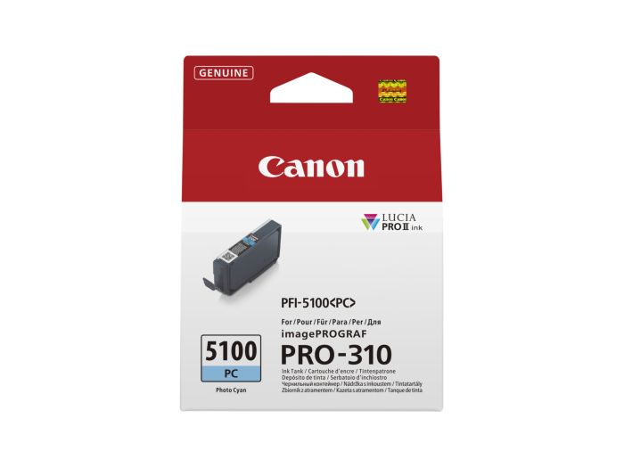 Canon PFI-5100PC Photo Cyan Ink Cartridge - (6956C001)