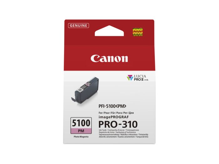Canon PFI-5100PM Photo Magenta Ink Cartridge - (6957C001)