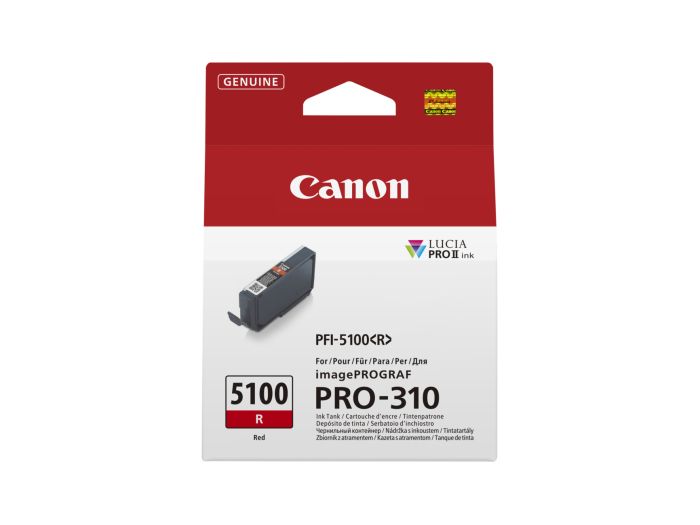 Canon PFI-5100R Red Ink Cartridge - (6958C001)