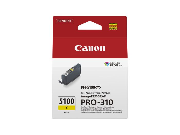 Canon PFI-5100Y Yellow Ink Cartridge - (6955C001)