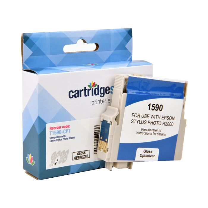Compatible Epson T1590 Gloss Optimiser Ink Cartridge - (Kingfisher)
