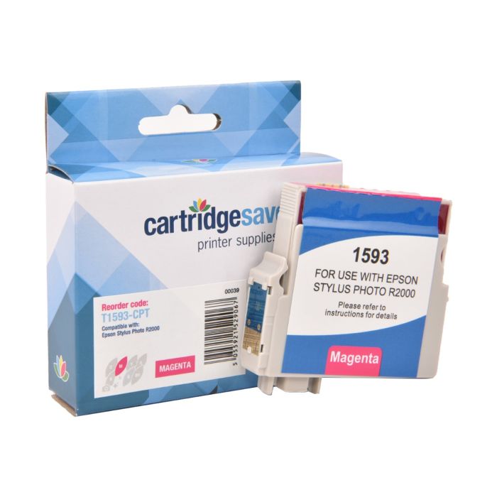 Compatible Epson T1593 Magenta Ink Cartridge - (Kingfisher)