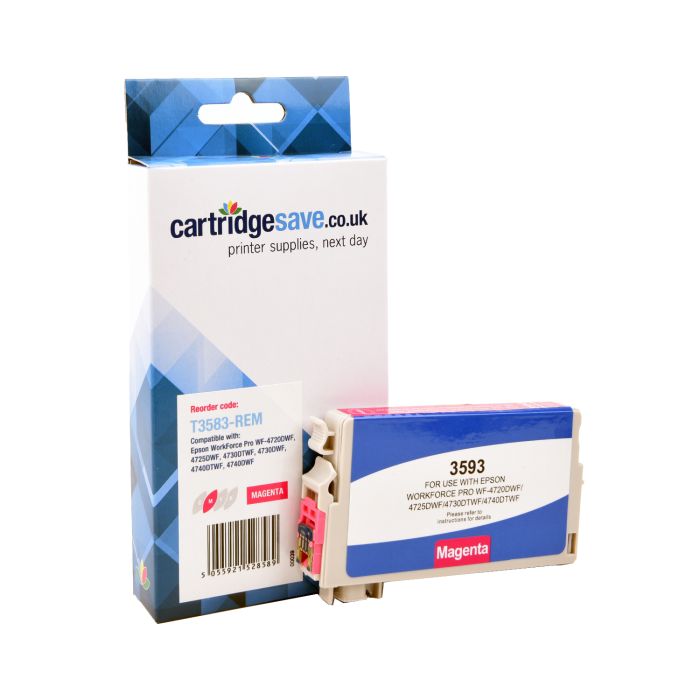 Compatible Epson 35 Magenta Ink Cartridge - (T3583 Padlock)