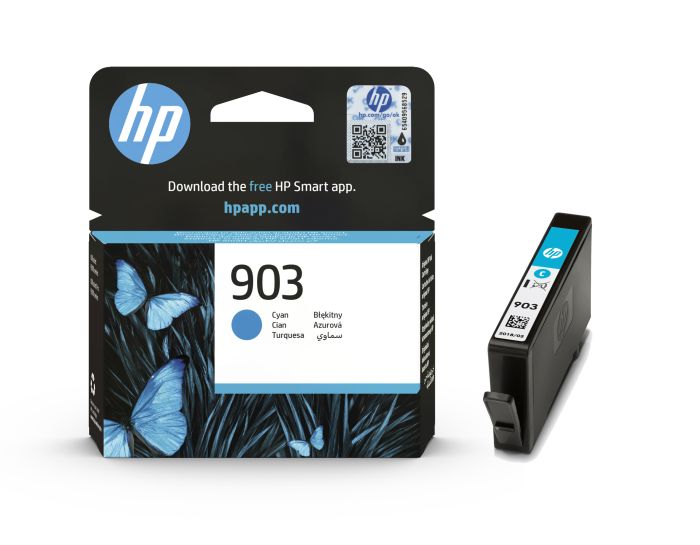 HP 903 Cyan Ink Cartridge - (T6L87AE)