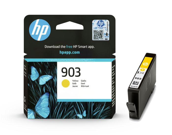 HP 903 Yellow Ink Cartridge - (T6L95AE)
