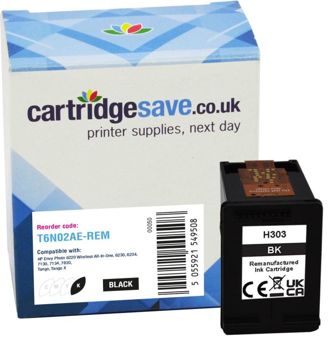 Compatible HP 303 Black Ink Cartridge - (T6N02AE)