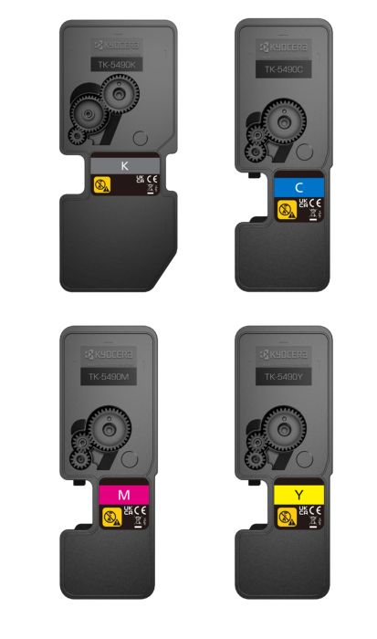 Kyocera TK-5490 High Capacity 4 Colour Toner Cartridge Multipack