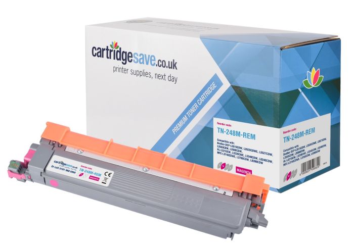 Compatible Brother Magenta TN-248M Toner Cartridge