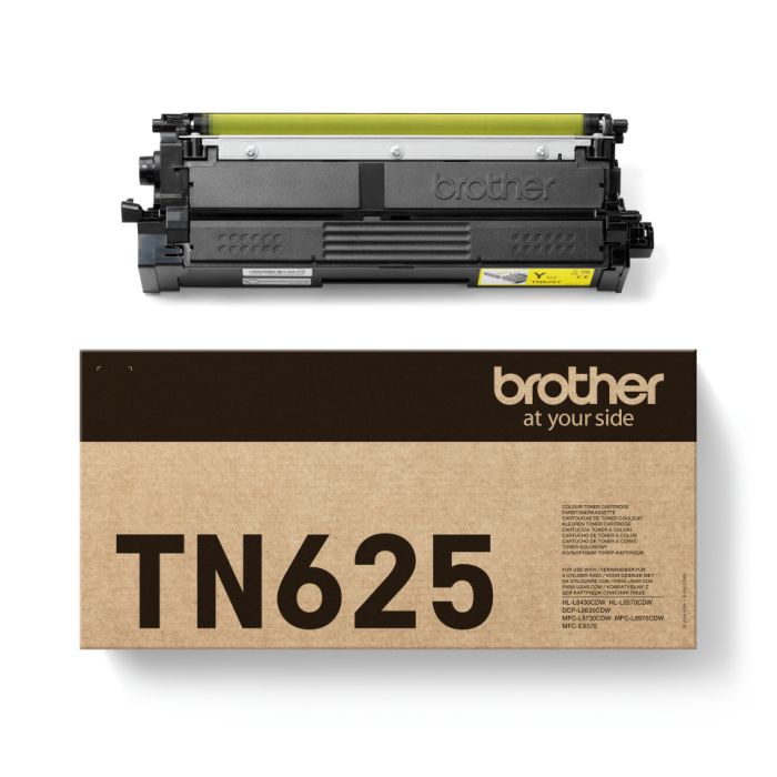 Brother TN-625Y Yellow Toner Cartridge