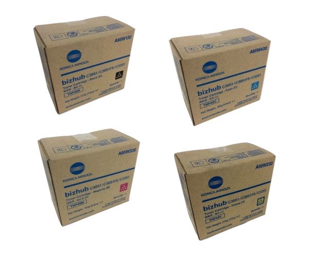 Konica Minolta TNP49 4 Colour Toner Cartridge Multipack