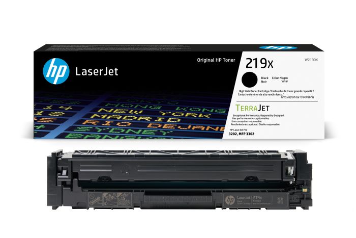 HP 219X High Capacity Black Toner Cartridge - (W2190X)