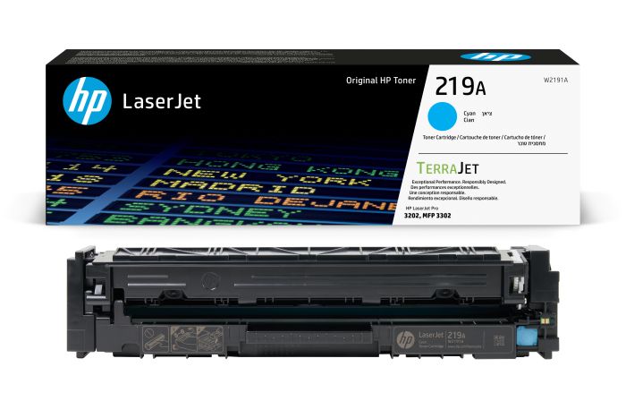 HP 219X High Capacity Cyan Toner Cartridge - (W2191X)