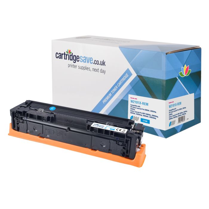 Compatible HP 219X High Capacity Cyan Toner Cartridge - (W2191X)