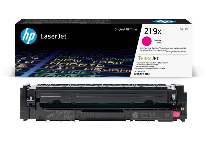 HP 219X High Capacity Magenta Toner Cartridge - (W2193X)